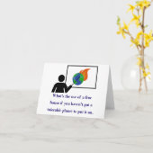 Was nützt ein schönes Haus - Klimawandel Qu? Karte (Gelbe Blume)