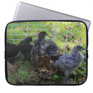 Was oben ist - Huhn-Hintern Laptopschutzhülle