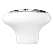 Was? Old English Sheepdog (Grau 1) Funny Keramikknauf (Seitenansicht)