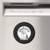 Was? Old English Sheepdog (Grau 1) Funny Magnet (In Situ (Geschirrspüler))