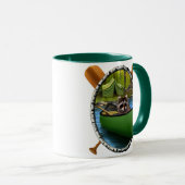 Was passiert am Raccoon-See-Abenteuer Tasse (VorderseiteRechts)