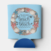 Was passiert am Strand? Dosenkühler (Rückseite)