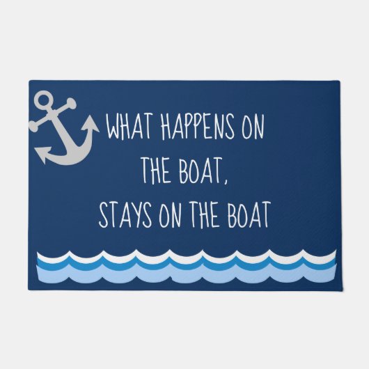 Was passiert Auf dem Boot Bleibe auf Fußmatte (Vorderseite)