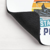 Was passiert auf dem Pontoon Boat Funny Boating Gi Mousepad (Ecke)