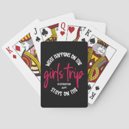 Was passiert auf der Girls Trip Funny Custom Spielkarten