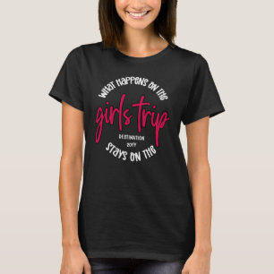 Was passiert auf der Girls Trip Funny Custom T-Shirt