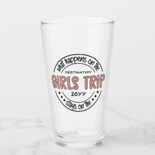 Was passiert auf Girls Trip Custom Girls Weekend Glas