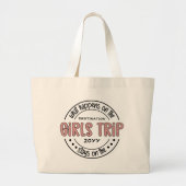 Was passiert auf Girls Trip Custom Girls Weekend Jumbo Stoffbeutel (Vorne)
