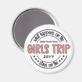 Was passiert auf Girls Trip Custom Girls Weekend Magnet (Vorderseite/Rückseite)