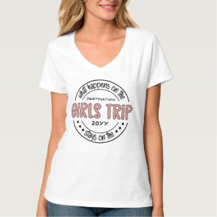 Was passiert auf Girls Trip Custom Girls Weekend T-Shirt