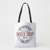 Was passiert auf Girls Trip Custom Girls Weekend Tasche (Vorderseite)
