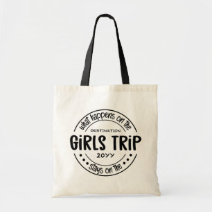 Was passiert auf Girls Trip Custom Girls Weekend Tragetasche