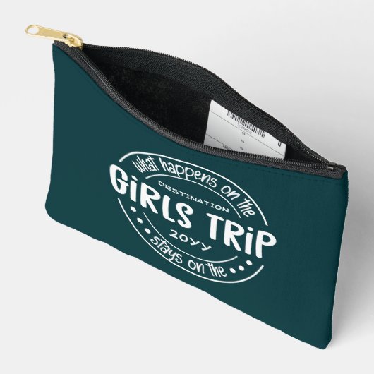 Was passiert auf Girls Trip Custom Girls Weekend Zubehörtasche (Offen)