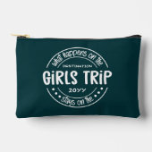 Was passiert auf Girls Trip Custom Girls Weekend Zubehörtasche (Vorderseite)