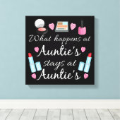 Was passiert bei Auntie Leinwanddruck (Insitu (Holzboden))