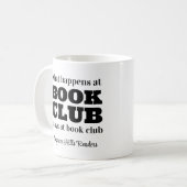 Was passiert bei Book Club Name Coffee Tasse (Vorderseite Links)