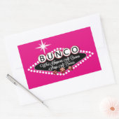 Was passiert bei Bunco Bleibe bei Bunco Fun Rechteckiger Aufkleber (Umschlag)
