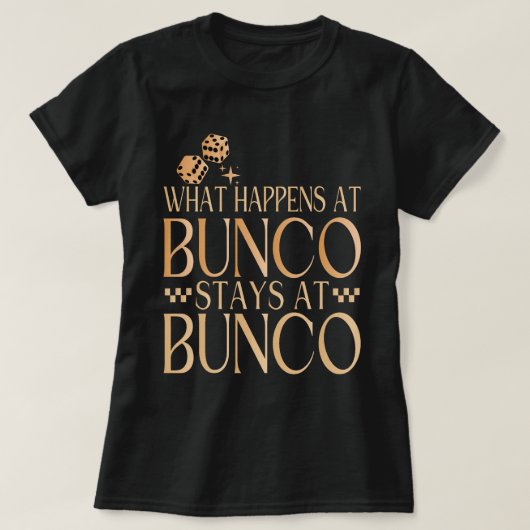 Was passiert bei Bunco Bleibe bei Bunco Funny Bunc T-Shirt (Design vorne)