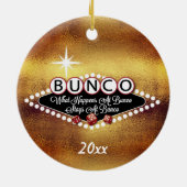 Was passiert bei Bunco Imitate Gold Keramik Ornament (Hinten)