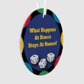 Was passiert bei Bunco? Ornament (Vorderseite)