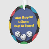 Was passiert bei Bunco? Ornament (Vorderseite)