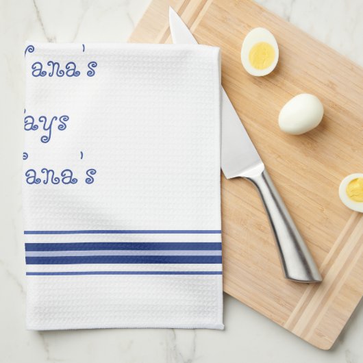 Was passiert bei den Bleibe von Nana auf Nana Geschirrtuch (Viertel Falte)