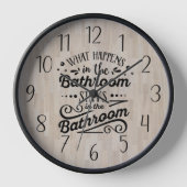 Was passiert bleibe Bad Uhr (Vorderseite)