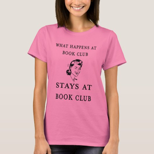 Was passiert im Book Club Bleibe Buchen T-Shirt (Vorderseite)