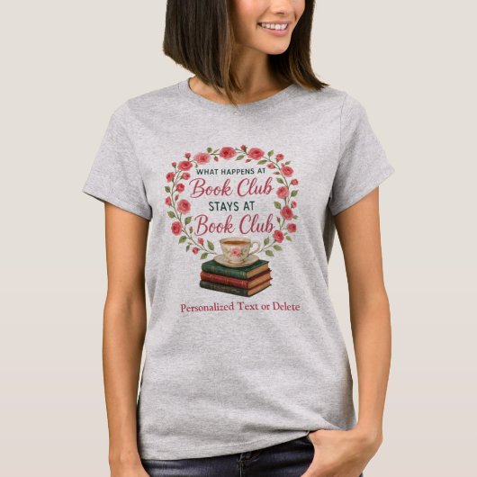 Was passiert im Book Club Bleibe im Book Club Funn T-Shirt (Vorderseite)