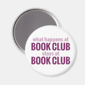 Was passiert im Book Club Bleibe im Book Club Magnet (Vorderseite/Rückseite)