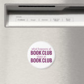 Was passiert im Book Club Bleibe im Book Club Magnet (In Situ (Geschirrspüler))