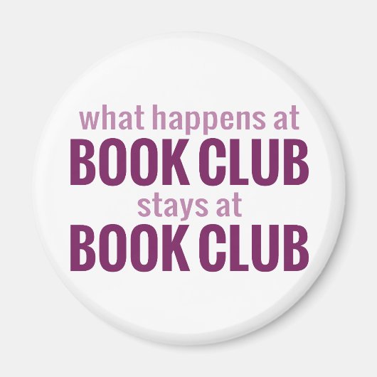 Was passiert im Book Club Bleibe im Book Club Magnet (Vorne)
