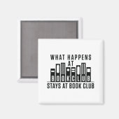 Was passiert im Book Club Bleibe im Book Club Magnet (Vorderseite/Rückseite)