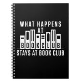 Was passiert im Book Club Bleibe im Book Club Notizblock (Vorderseite)