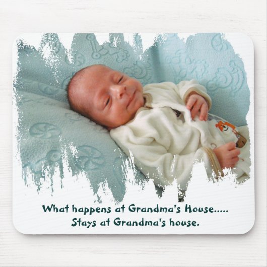 Was passiert im Oma's House? Mousepad (Vorne)
