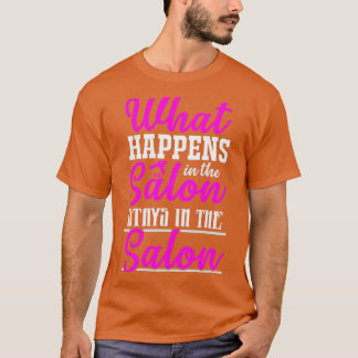 Was passiert im Salon Bleibe im Salon Barbe T-Shirt