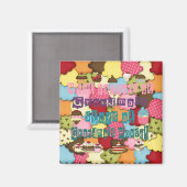 Was passiert in den Weihnachtsfeiertagen? Magnet (Vorderseite/Rückseite)