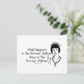 Was passiert in der Kurstation Postkarte (Stehend Vorderseite)