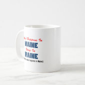 Was passiert in Maine Bleibe in Maine Kaffeetasse (Vorderseite Links)