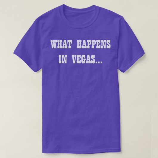 Was passiert in Vegas? T-Shirt (Design vorne)