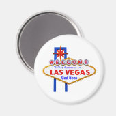 Was passiert mit dem Vegas-Magneten? Magnet (Vorderseite/Rückseite)