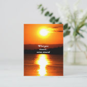 Was passiert? postkarte (Stehend Vorderseite)