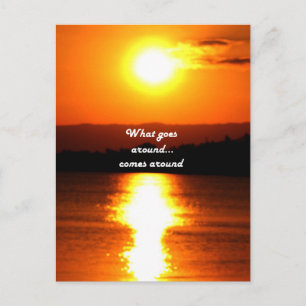 Was passiert? postkarte