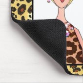 "Was passiert vor dem Kaffee, bleibe vor dem Kaffe Mousepad (Ecke)