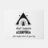 Was passiert, wenn Camping Spaß Camper Angebot? Fußmatte (Vorderseite)