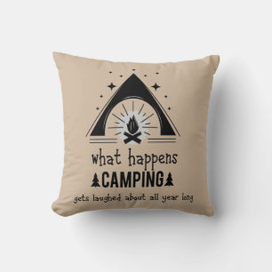 Was passiert, wenn Camping Spaß Camper Angebot Kissen