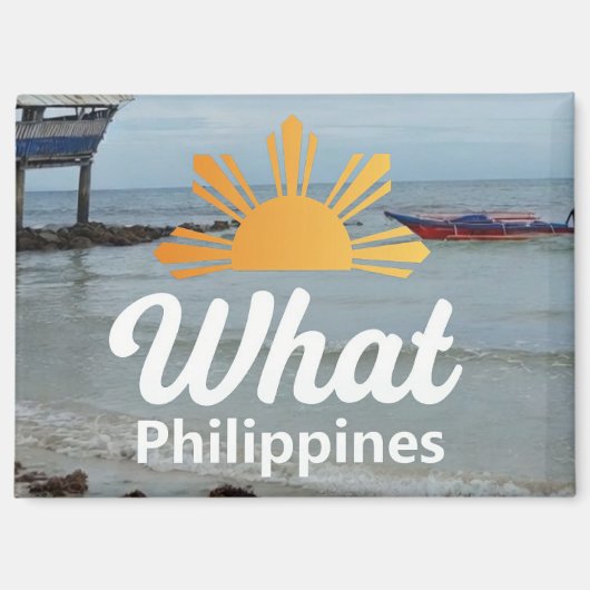 Was Philippinen Magnet  (Vorderseite)