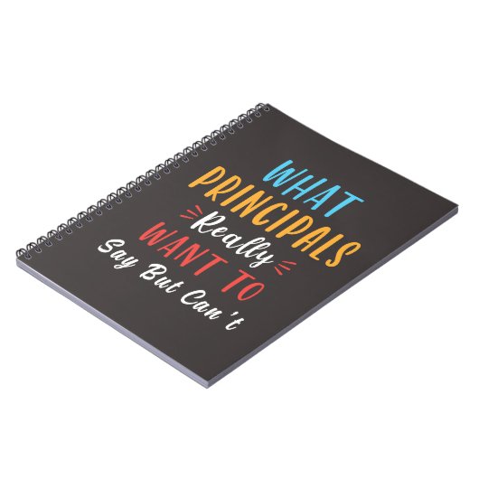 was Principal wirklich gewollt zu sagen, aber nich Notizblock (Linke Seite)