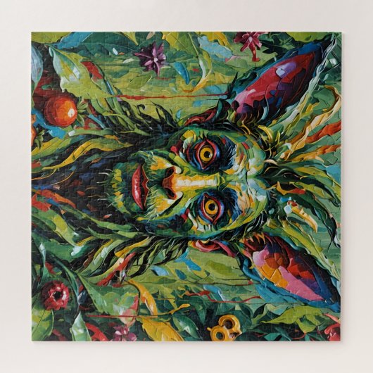 Was? Rainbow Creature Graffiti Colors Puzzle (Horizontal)