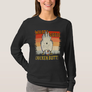 Was raten Hühner-Hintern Tiere Niedliche Hühner? T-Shirt